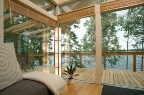 Окна деревянные по финской технологии  установленные